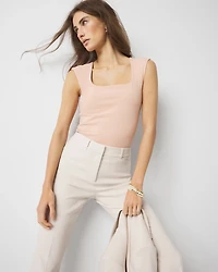 WHBM FORME™ All Ways Stretch Square Neck Top
