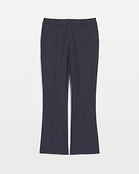 Tailored Denim-Look Kick Flare Pant