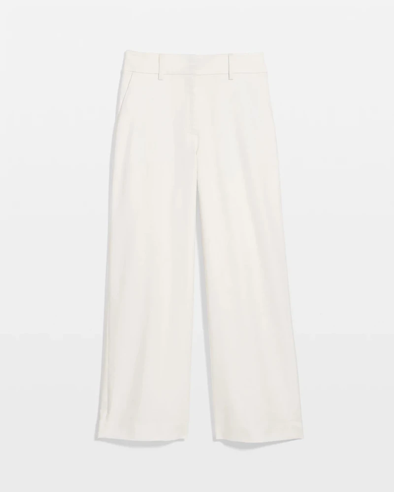 High Rise Wide Leg Crop Pant