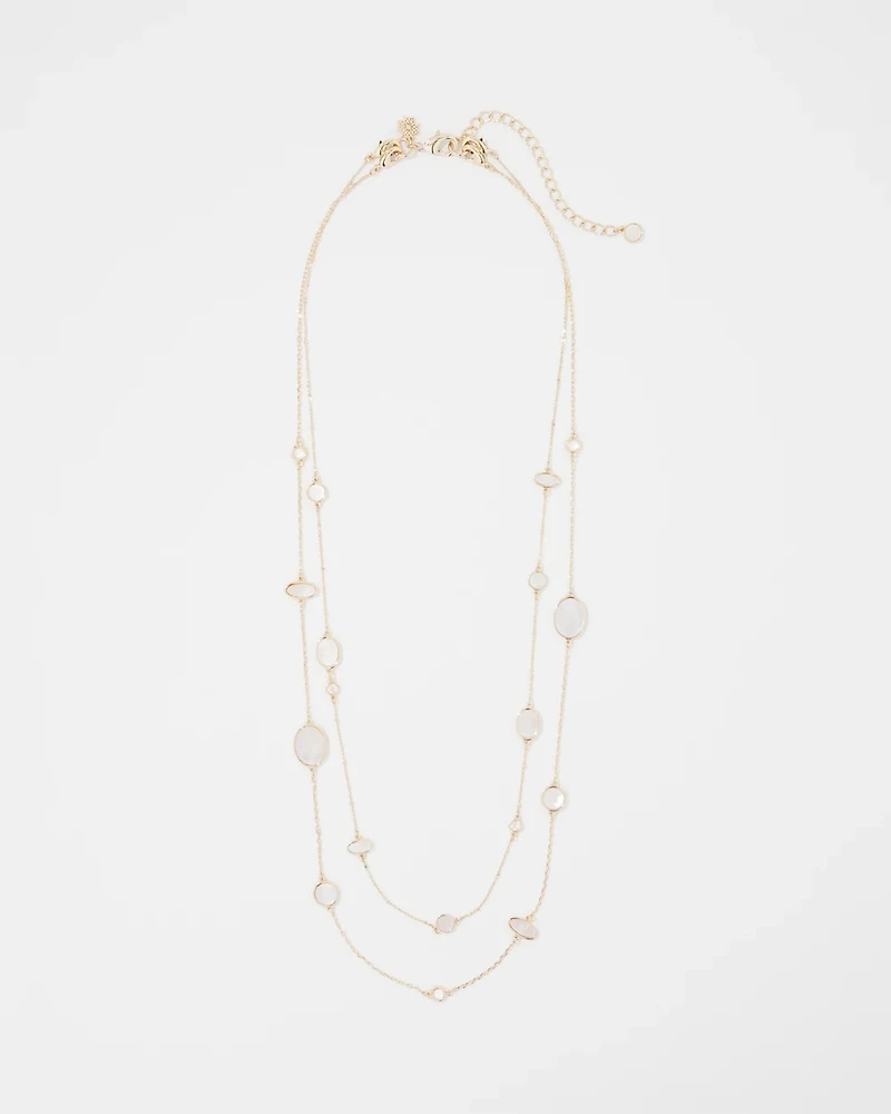 Mother of Pearl Convertible Necklace