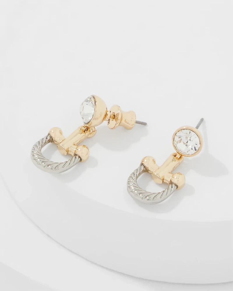 Horsebit Drop Earrings