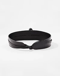 Faux Croc Obi Belt