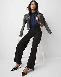 Bow Back Satin Halter Blouse