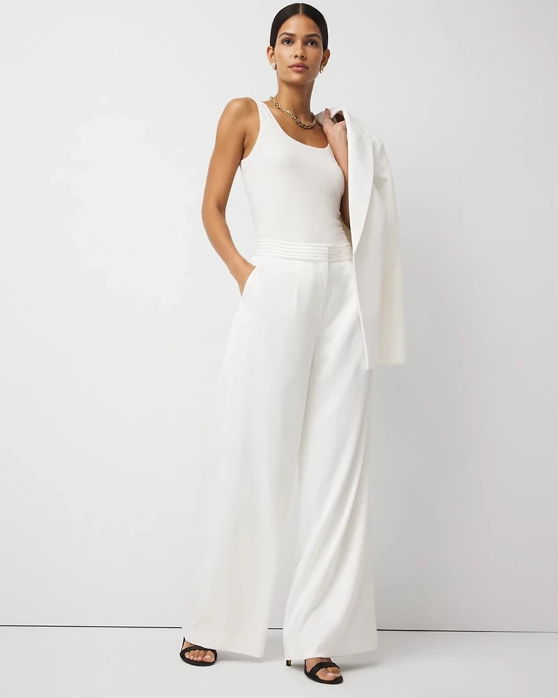 Satin Ultra Wide Leg Pant