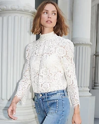 Embellished Lace Top