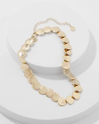 Pavé Discs Short Necklace