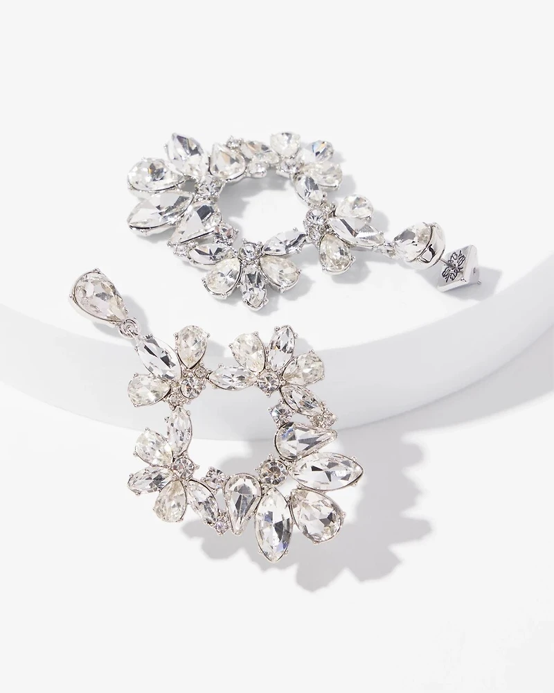 Crystal Statement Drop Earrings