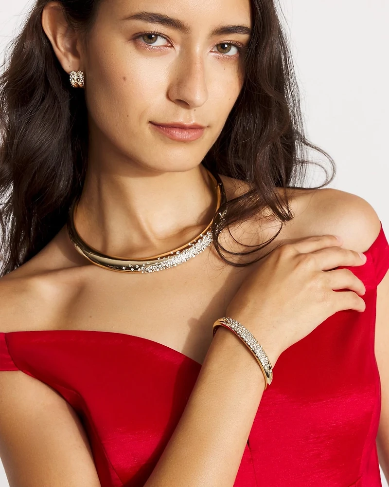 Dusted Pavé Cuff Bracelet