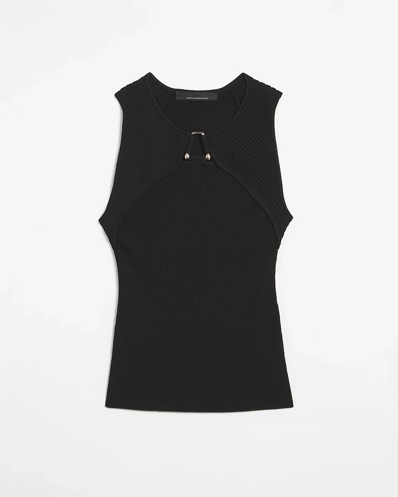 Sleeveless Hardware Tank