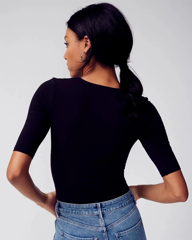 WHBM® FORME Elbow-Sleeve Top
