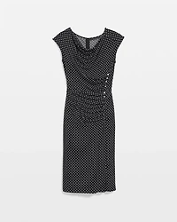 Shirred Midi Dress