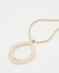 Sculptural Pendant Necklace