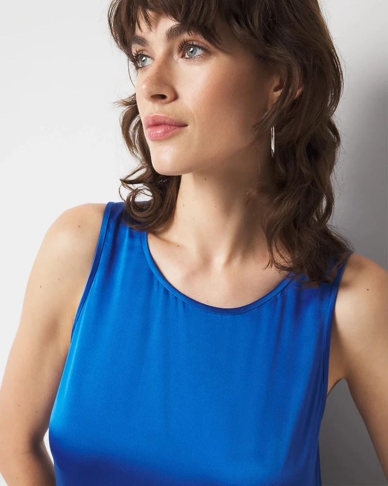 Satin Tank Maxi Dress