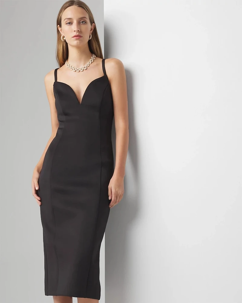 Little Black Midi Dress