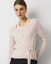 Tank + Tie-Waist Cardigan Set