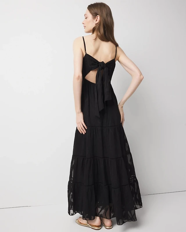 White House Black Market Chiffon Burnout Maxi Dress at Hamilton Place in  Chattanooga, TN
