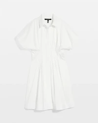 Poplin Corset Shirt Dress