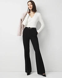 Rib Knit Pullover Sweater