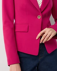 WHBM® Cropped One-Button Blazer