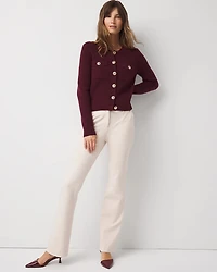 Button-Front Cardigan
