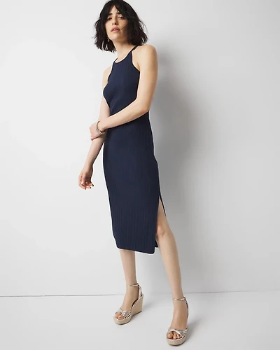 Halter Sweater Dress