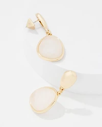Quartz Drop Earrings