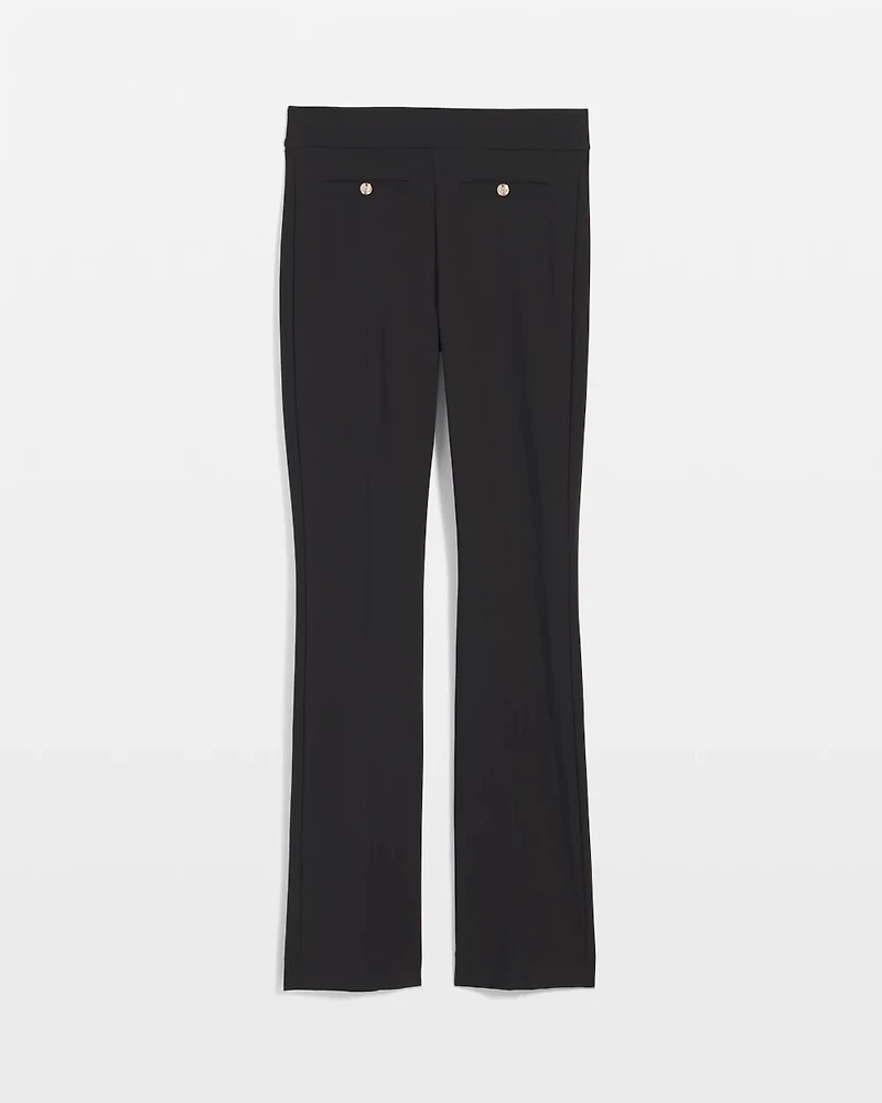 High-Rise Scuba Bootcut Pants