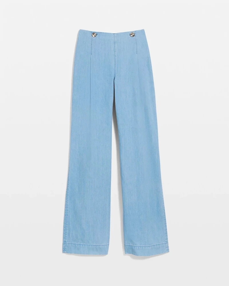 Wide Leg Featherweight Trouser Jean