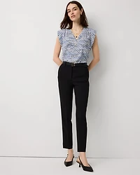 High-Rise Elle Slim Ankle Pant
