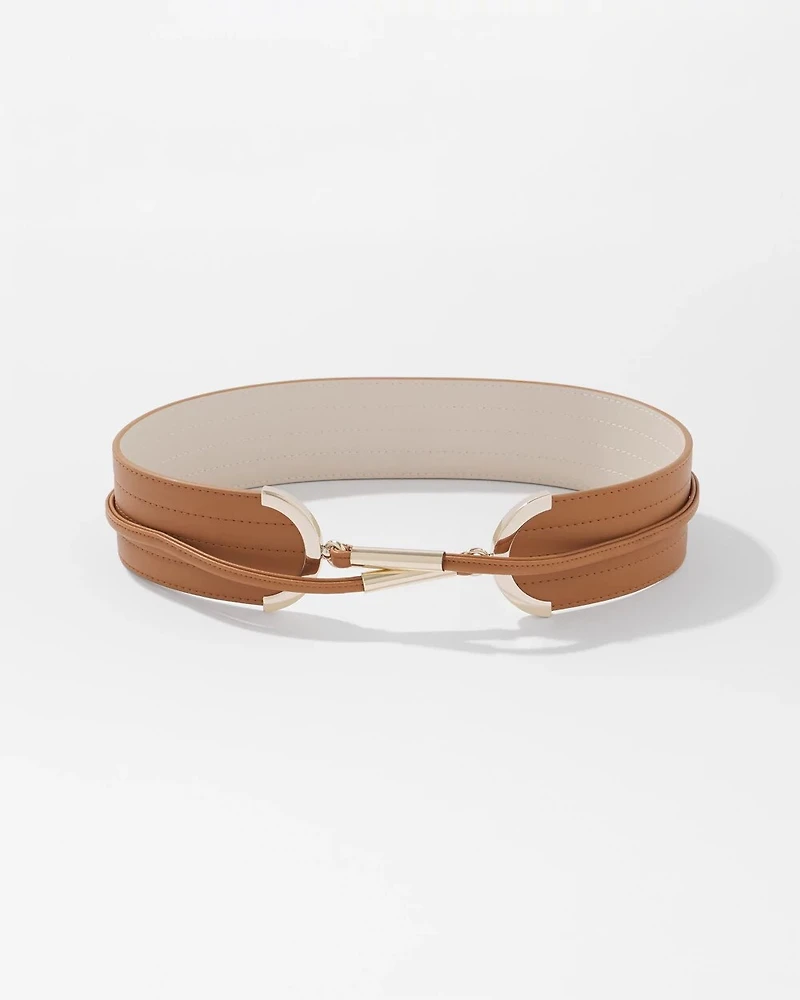 Gold Detail Obi Belt