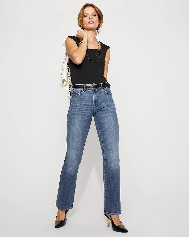 Mid-Rise Bootcut Jean