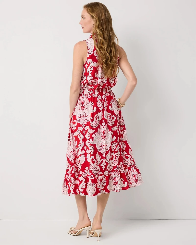 Tiered Midi Skirt