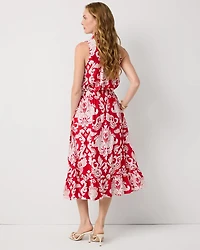 Tiered Midi Skirt