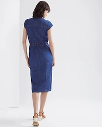 Button-Down Midi Dress