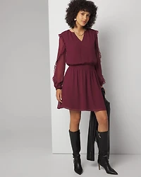 Long Sleeve Ruffle Dress