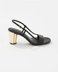 Leather Heeled Sandal