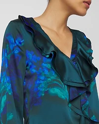 Ruffle Front Blouse