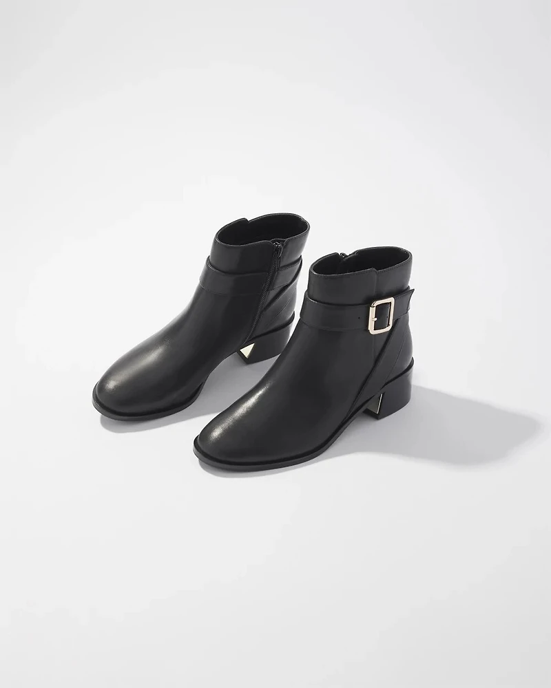 Short Leather Chelsea Boot
