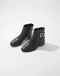 Short Leather Chelsea Boot