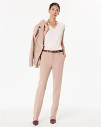 Petite Luxe Stretch High-Rise Zoey Straight Pant