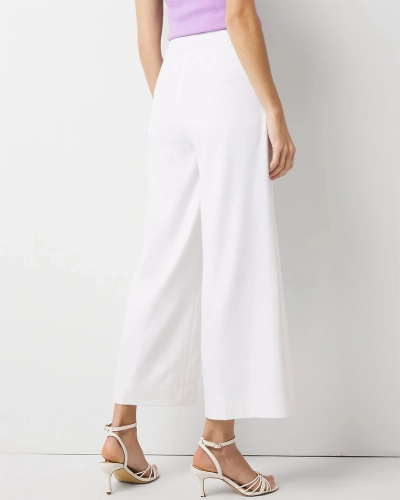 Cropped Wide Leg Pant
