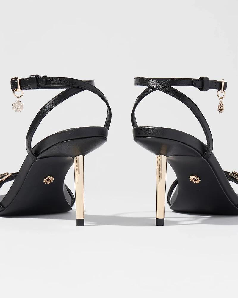 Strappy Buckle Heel