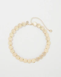 Pavé Discs Short Necklace