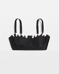 Grommet Lace Bikini Top