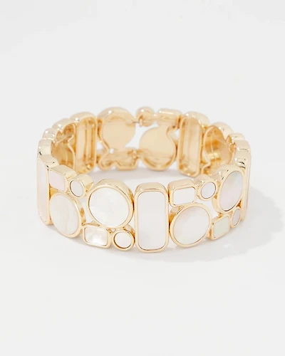 Mother of Pearl Stretch Bracelet