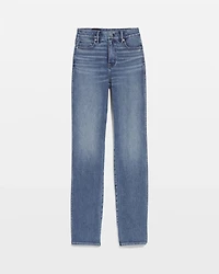 High-Rise Full Straight Jeans