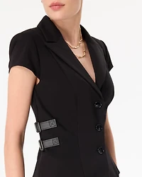 Ponte Short Sleeve Blazer