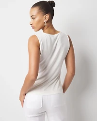 Ring Detail Ruched Tank