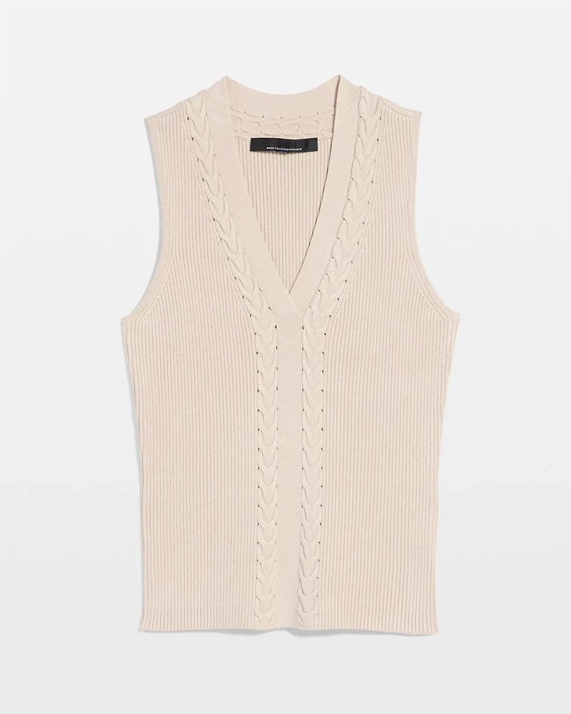 V-neck Knit Tank