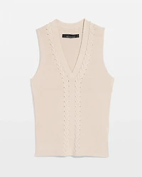 V-neck Knit Tank